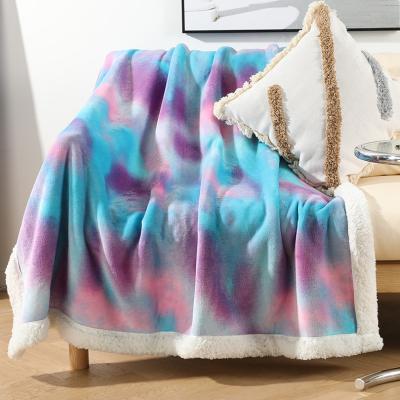 China Hot Sale Super Soft Striped Print Folded Large Sofa Blanket Mexican Warming Blanket For Home for sale