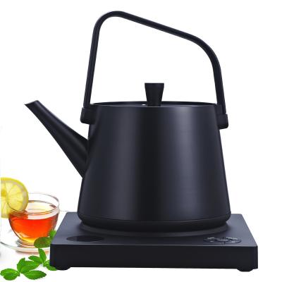 China 360 Degree Rotation Base 1L Electric Kettle - Pour Over Coffee and Teapot, Temperature Control and Built-in Brew Timer, Matte Black for sale