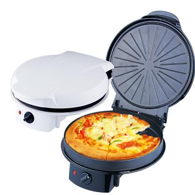 China Cheap Home 1400w Electric Temperature Control 12 Inch Mechanical Pizza Timer Oven Round Pan Maker Control for sale