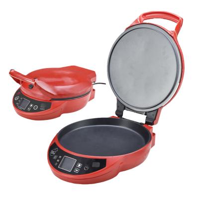 China Round temperature control muti-fuction mobile home use pizza pan and outdoor portable electric pizza maker for sale