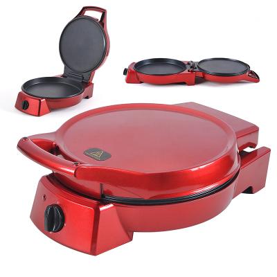 China Temperature Control 12 Inch Non-Stick Pizza Maker Machine For Home Electric Pizza 1450W Oven for sale