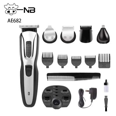 China Twin Blade Professional 5 in 1 Mustache Nose Hair Trimmer Men's Grooming Multifunctional Beard and Body Trimmer Kit for sale