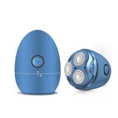 China New Car Styling Egg Shape 3D Silk-Smooth Floating Blade Epilator Skin USB Beauty Tools For Body Face Travel Companion Electric Shaver for sale