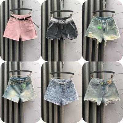 China QUICK DRY factory sells women's denim mini shorts in the summer of 2023, the sexy girl of the Korean version of the street clothin for sale