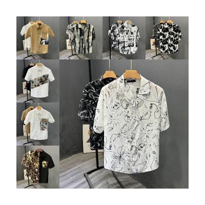 China Anti-pilling Factory Free Art Summer Tropical Casual Custom Design Shorts Sleeves Aloha Men's Floral Cuban Collar Shirts Printed Beach Hawaiian for sale