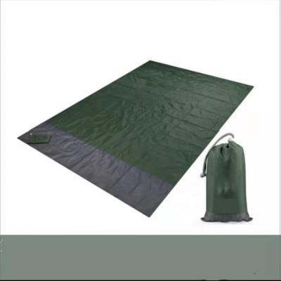 China Outdoor Customized Sustainable Foldable Nylon Waterproof Sand Beach Free Cover for sale