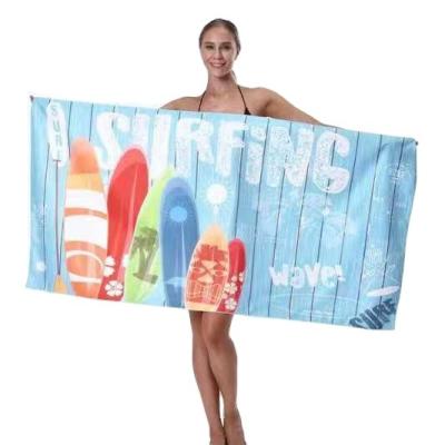 China QUICK DRY Soft Comfortable Digital Print Microfiber Quick Dry For Beach Towels for sale