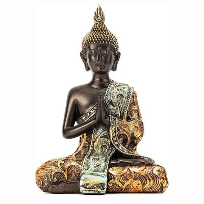 China Amitabha Buddha Statue India Yoga Hindu God Small Buddha Statue Thai Resin Statue Indoor Art Living And Outdoor Decor for sale