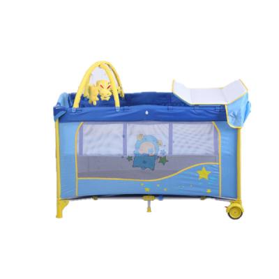 China Play and Sleep Compact Pavilion Travel Bedside Traveler Crib for sale