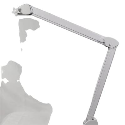 China Professional Magnifier Lamp 2022 Large Beauty Salon Magnifying Process Cosmetics Floor Rocker Bracket for sale