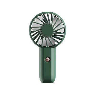 China 2021 outdoor new fan mini small pocket USB charging portable mute mini handheld logo fan gift customization for sale