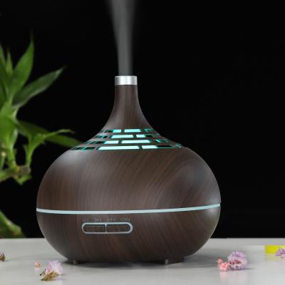 China Wholesale Wooden Aromatherapy Humidifier Atomizer Air Humidifier Household Aromatherapy Grain Aromatherapy Machine 400ML for sale