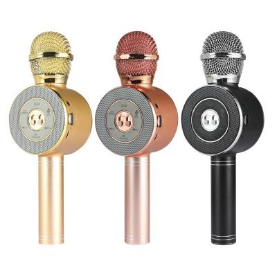 China Customized household kids karaoke wireless microphone ws-858 portable affordable handheld microphone studio factory direct deal Karao microphone for sale