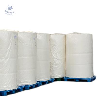 China Virgin Wood Pulps Wholesale Raw Material Mother Roll Tissue Paper Spools for sale