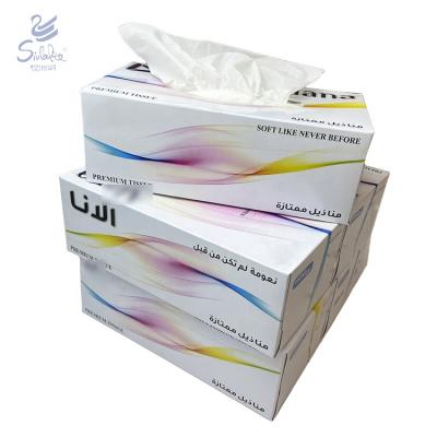 China 2 Ply Face Tissue Eco-Friendly Soft Comfortable Premium Custom Box Tissue Tissues for sale