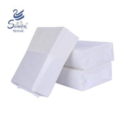 China Virgin wood pulp low price disposable paper, durable, smooth and soft by hand, 1 layer household white paper for sale