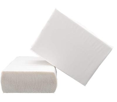 China Virgin Wood Pulp 1 Ply Soft Towel Z Fold White Tissue Paper Hand Towel for sale