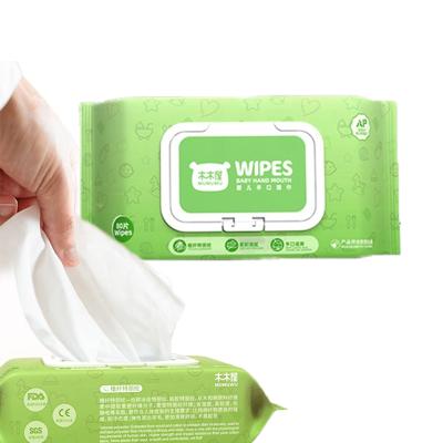 China China Manufacturer Custom Safe Cleaning Wipes 80pcs Alcohol Free Baby Wipes for sale