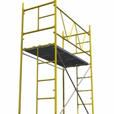 China Customized Tianjin Industrial SS Powder Coated Ladder Type Steel Scaffolding Frame For Building for sale