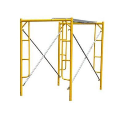 China Tianjin SS Industrial Moving Powder Coated Door Type Steel Scaffolding Frame For Construction for sale