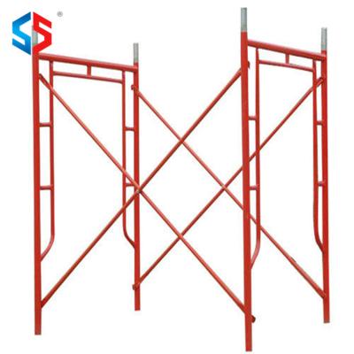 China Hotel Tianjin Shisheng Steel Walk Through Frame Scaffolding Design for sale