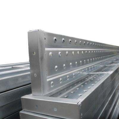 China Apartment Tianjin SS Galvanized Scaffolding Building Bridge Decking Boardwalk Steel Plank For Sale for sale