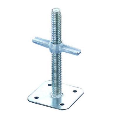 China Construction SS Scaffolding U Head Jack Galvanized Steel Jack Base Plate Prop U Screw for sale