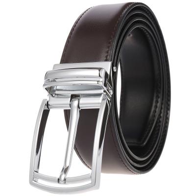 China Whosale Casual Mens Cow Leather Lattice Designer Casual Belts With Pin Buckle for sale