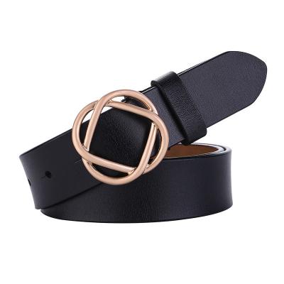 China New Brand Luxury Fashion Ladies Pin Buckle Casual Genuine Leather Belt for sale