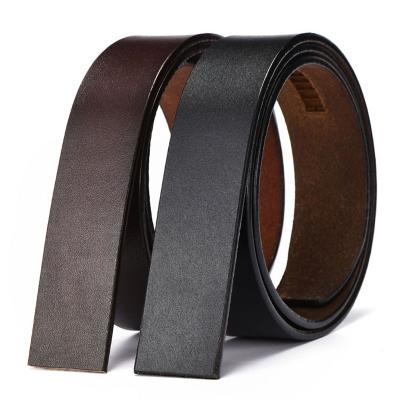 China Formal 100% Pure Cowhide Leather Men's Automatic Buckle Belt Strap for sale