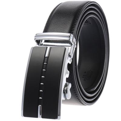 China Cowboy Luxury Automatic Buckle Leather Custom Belts for sale