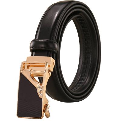 China Decoractive Fashion Wholesale Women's Automatic Buckles Leather Ladies Belt for sale