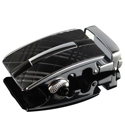 China Durable Western Man Automatic Ratchet Metal Leather Belt Buckle for sale