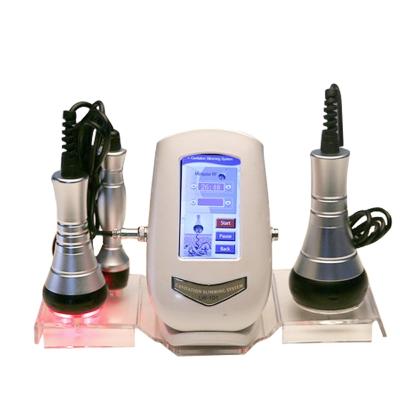 China Weight Loss 3 in 1 Ultrasonic Vacuum RF Cavitation Tripolar Parts Machine for sale