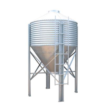 China Direct Manufacturer Yongbang Hot Sale Galvanized Silo Poultry Farm Equipment Automatic Feeding System For Pig Feeding System for sale