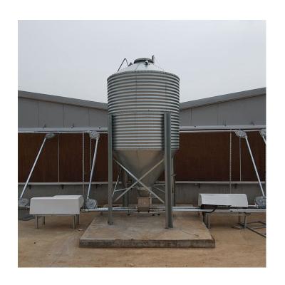 China Direct Manufacturer Yongbang Feed Stock Silo For Chicken Duck Pig Feeding Farm Poultry Cultivating Chamber Equipment Feed Silo for sale