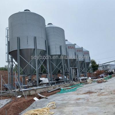 China Direct Manufacturer Wholesale Feed Storage Silo Animal Feed Storage Silos Galvanized 10 Ton Feed Storage Silo for sale