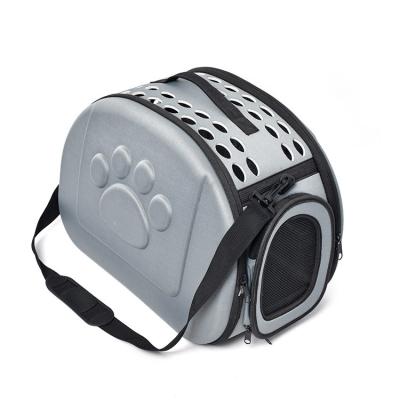 China Viable Collapsible Cat Carrier Cage Collapsible Travel Portable Amazon Pet Carrier Bag Handbag for sale