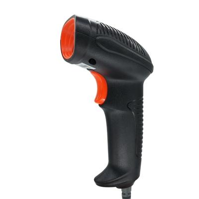 China Commercail 2020 New Arrival Black Cable Orange 1D And 2D RiCODE Barcode Scanner for sale