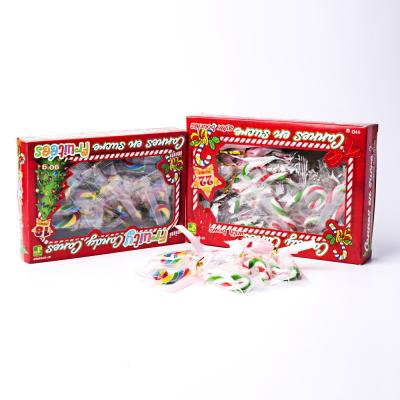 China Full Size Factory Custom Box Packed Mini Candy Canes In Hard Assorted Goodies for sale