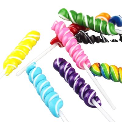 China Natural Factory Direct Sale 12G Colorful Swirl Lollipop In Hard Candy Packed In Bag for sale