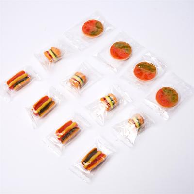 China Natural Factory Custom Fast Food Gummies Packed In Display Tray for sale