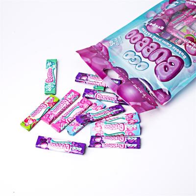 China Factory direct sale bag packed bubble gums with tatoo paper as per customers request for sale