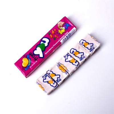 China Factory Direct Sale 5 Piece Wrapped Bubble Gum With Tatoo Paper As Per Customers Request for sale