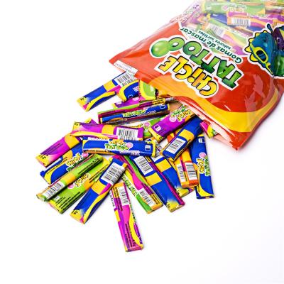 China For fun and refreshing your mouth factory custom bag packed assorted bubble gum with 70mm gum sticks for sale