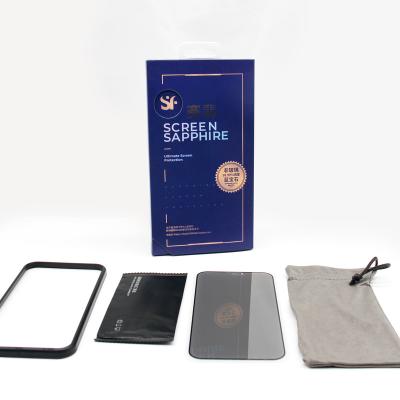 China New Design Anti-scratch Mobile Phone Anti-noticing Sapphire Screen Protector for iphone 12 for sale