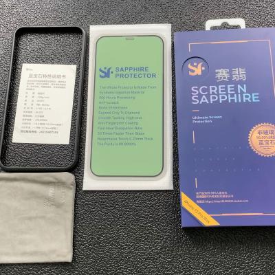 China Anti-scratch 2021 New Hot Selling Mobile Phone Sapphire Screen Protector for iphone Sapphire Crystal Screen Protection for sale