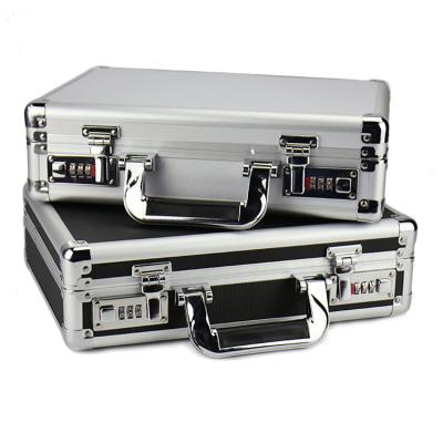 China Professional Portable Security Custom Men Aluminum Briefcase With Pocket for sale