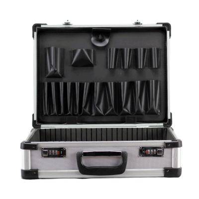 China Customized Multi Aluminum Hairdresser Barber Tool Box Briefcase Tool Suitcase Case for sale