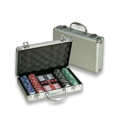 China Cheap Aluminum Game Case Poker Chipset 200 Chips for sale